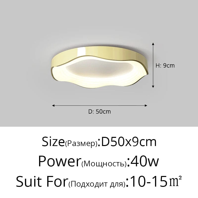 Plafonnier rond design moderne à leds pour une décoration intérieure créative | Marco Lucetti