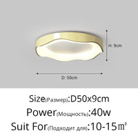 Plafonnier rond design moderne à leds pour une décoration intérieure créative | Marco Lucetti