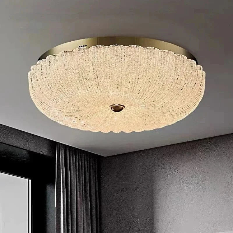 Plafonnier rond en cristal de luxe | Marco Lucetti