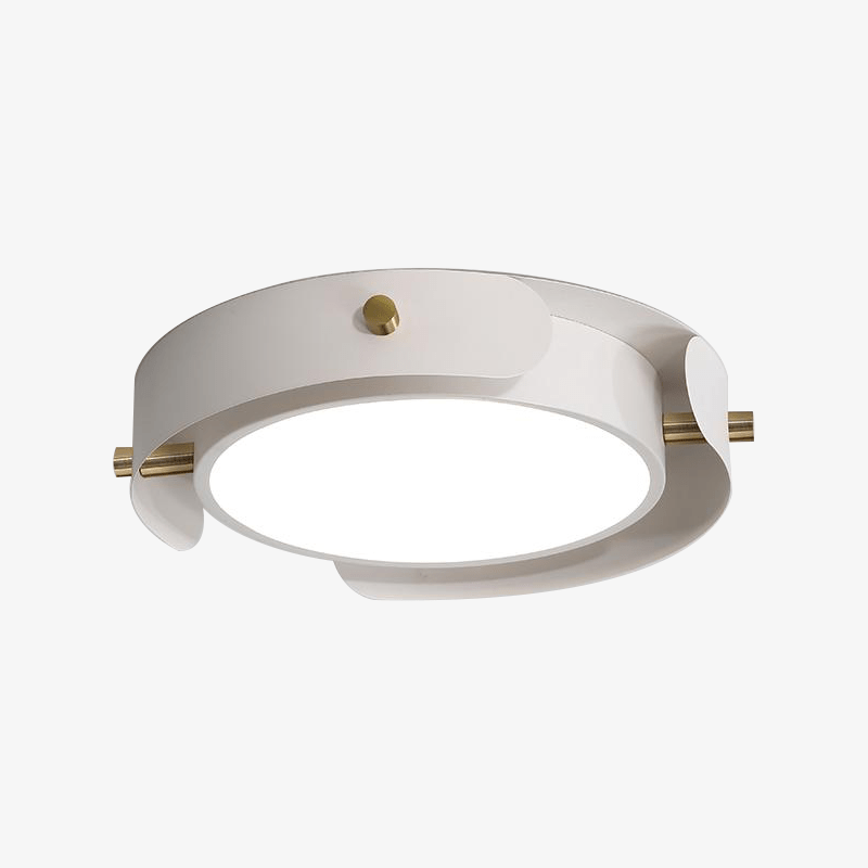 Plafonnier LED Round Metal Wood
