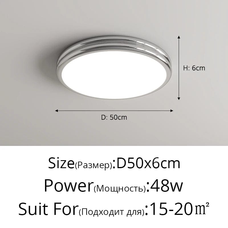 Plafonnier rond minimaliste LED pour éclairage intérieur | Marco Lucetti