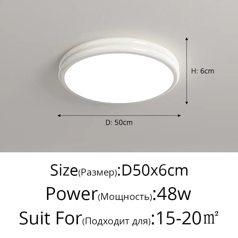 Plafonnier rond minimaliste LED pour éclairage intérieur | Marco Lucetti