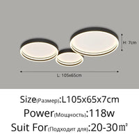 Plafonnier Rond Minimaliste Moderne avec Spectre Complet | Marco Lucetti