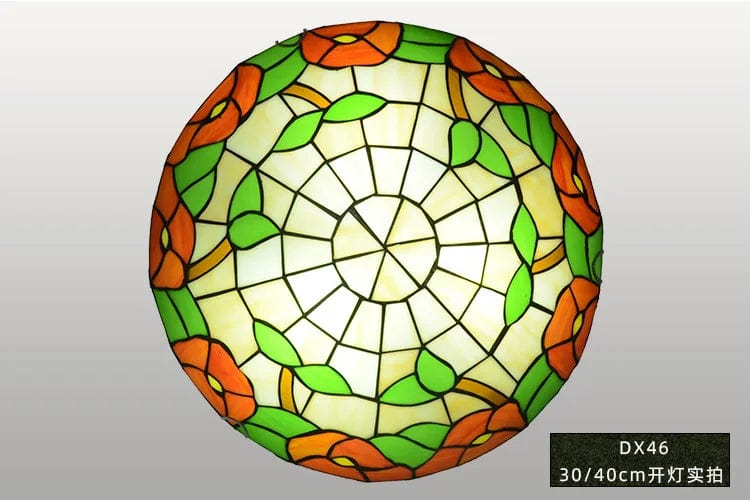 Plafonnier rond ultra-mince Tiffany pour éclairer votre intérieur | Marco Lucetti