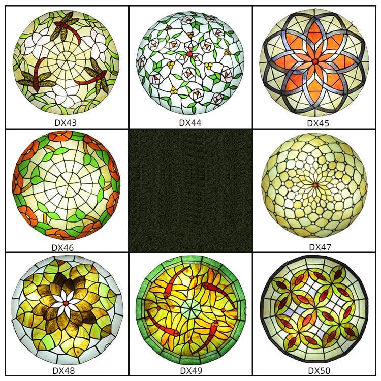 Plafonnier rond ultra-mince Tiffany pour éclairer votre intérieur | Marco Lucetti