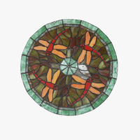 Plafonnier rond ultra-mince Tiffany pour éclairer votre intérieur | Marco Lucetti