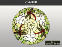 Plafonnier rond ultra-mince Tiffany pour éclairer votre intérieur | Marco Lucetti G / D30cm