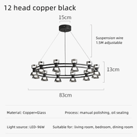 Plafonnier Rond Verre et Cuivre eleganzza | Marco Lucetti
