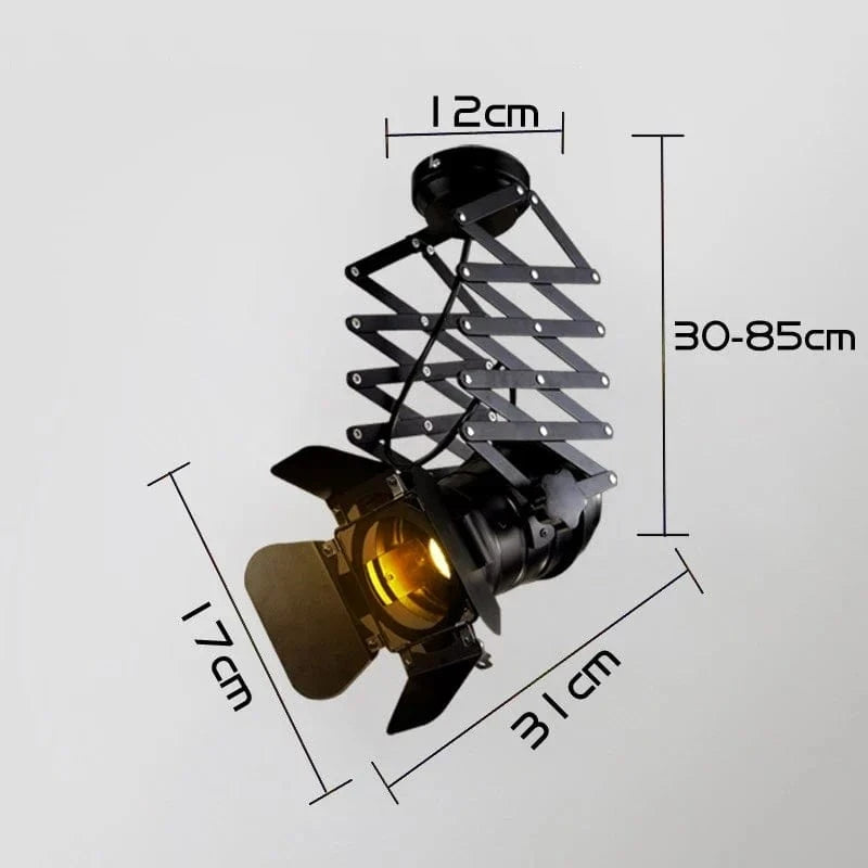Plafonnier Rotatif Rétro Américain pour Bars et Restaurants Industriels | Marco Lucetti