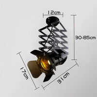 Plafonnier Rotatif Rétro Américain pour Bars et Restaurants Industriels | Marco Lucetti