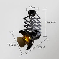 Plafonnier Rotatif Rétro Américain pour Bars et Restaurants Industriels | Marco Lucetti Petit