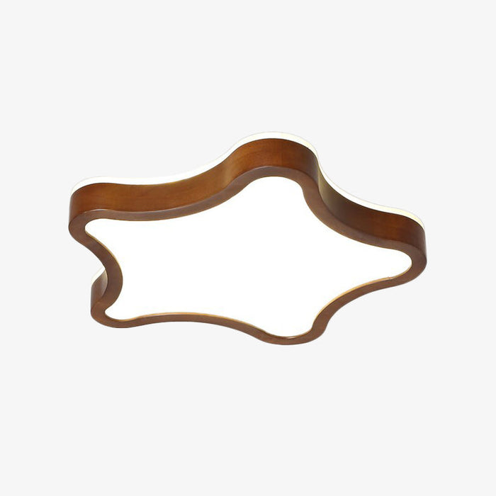 Plafonnier LED en bois Amade