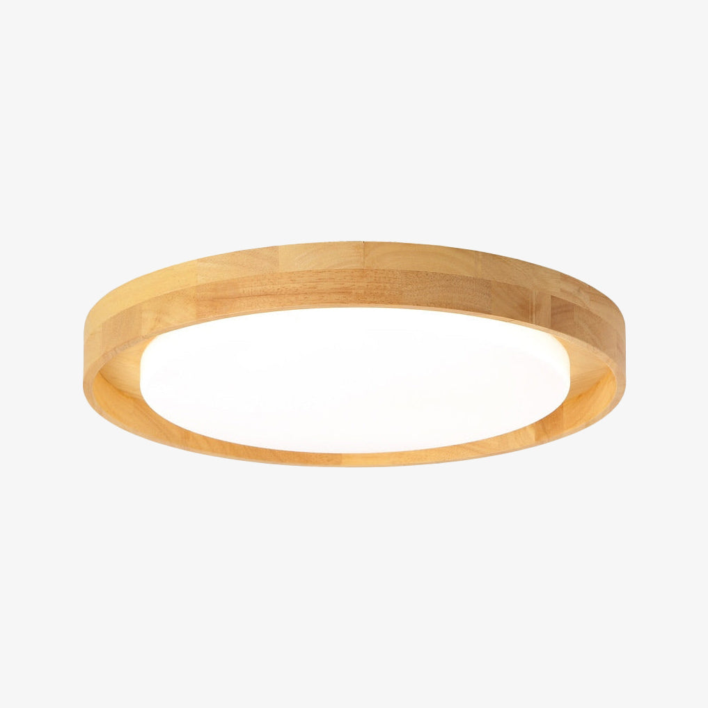 Plafonnier LED nordique en bois Adartza
