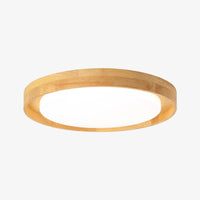 Plafonnier LED nordique en bois Adartza