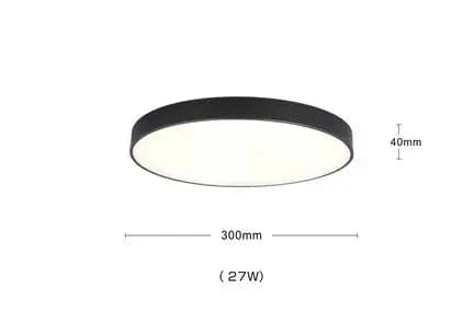 Plafonnier Scandinave Moderne en Cuivre LED Acrylique IWHD | Marco Lucetti Noir 1