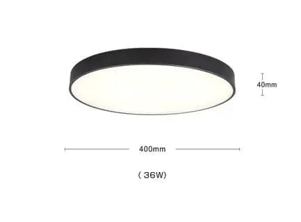 Plafonnier Scandinave Moderne en Cuivre LED Acrylique IWHD | Marco Lucetti Noir 2