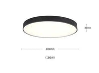 Plafonnier Scandinave Moderne en Cuivre LED Acrylique IWHD | Marco Lucetti Noir 2