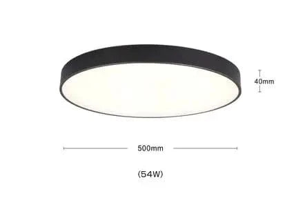 Plafonnier Scandinave Moderne en Cuivre LED Acrylique IWHD | Marco Lucetti Noir 3
