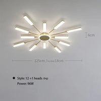 Plafonnier Scandinave Moderne | Marco Lucetti 12 et 1 gros / 3 couleurs