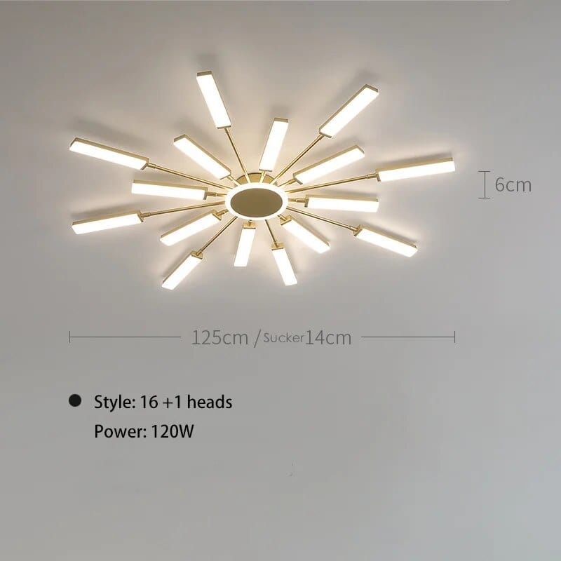 Plafonnier Scandinave Moderne | Marco Lucetti 16 et 1 / 3 couleurs