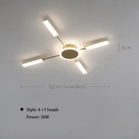 Plafonnier Scandinave Moderne | Marco Lucetti 4 et 1 / 3 couleurs