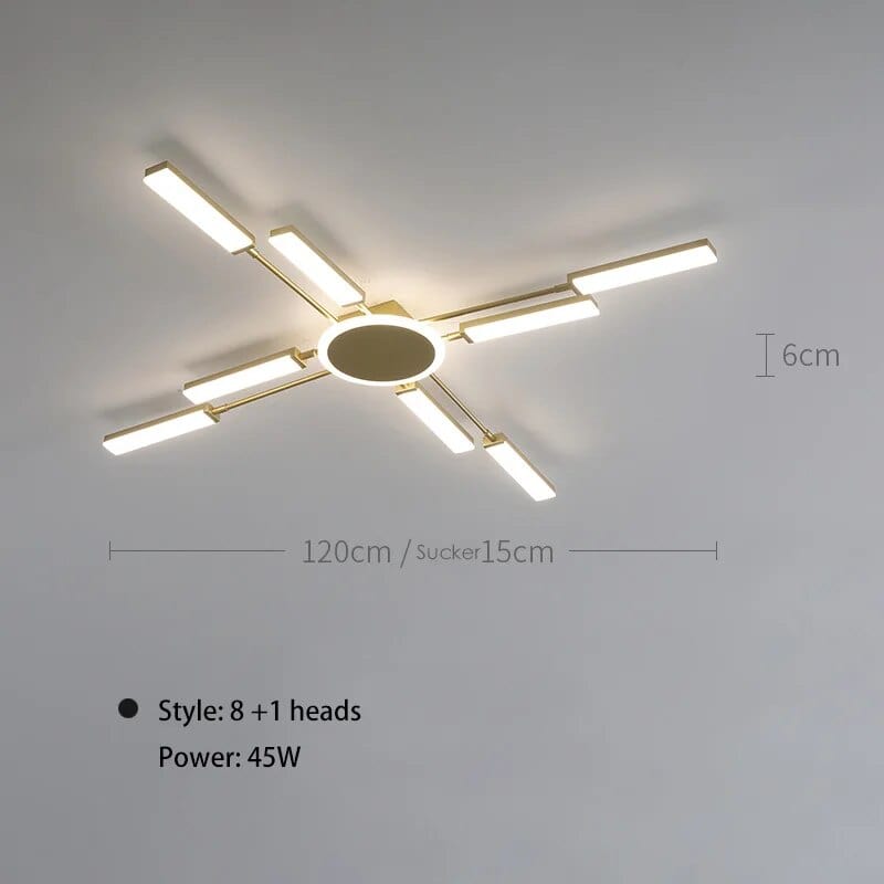 Plafonnier Scandinave Moderne | Marco Lucetti 8 et 1 / 3 couleurs