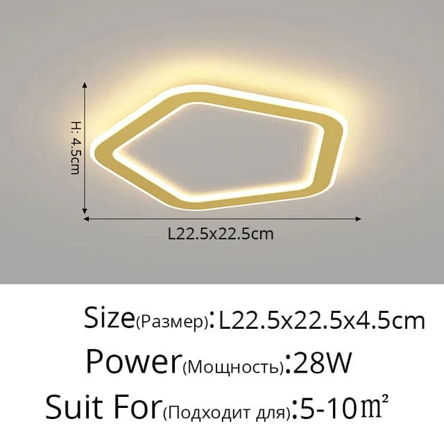 Plafonnier Scandinave Moderne Minimaliste pour Balcon et Chambre | Marco Lucetti