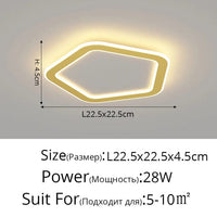 Plafonnier Scandinave Moderne Minimaliste pour Balcon et Chambre | Marco Lucetti