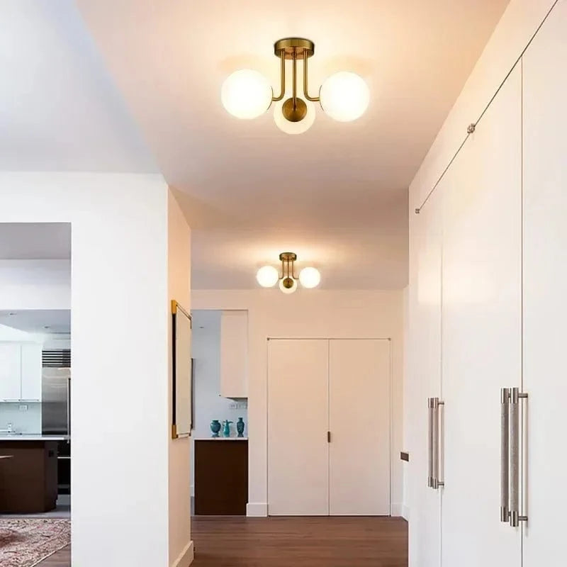 Plafonnier Semi-encastré BeanMagic™ doré | Marco Lucetti