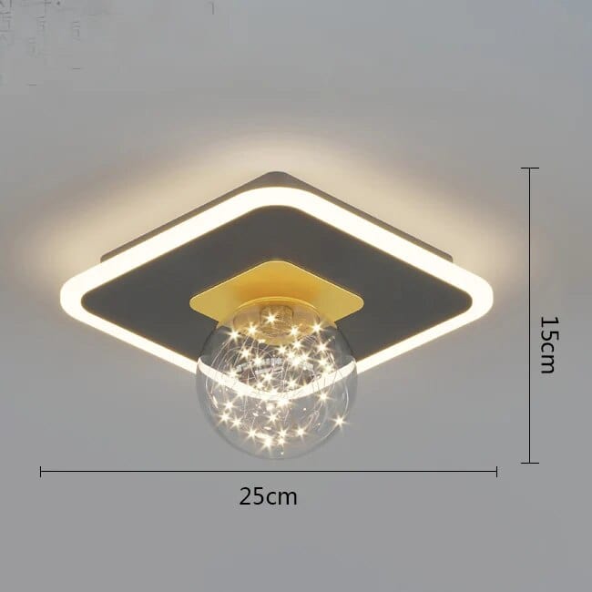 Plafonnier Simple pour Salon, Chambre et Vestiaire | Marco Lucetti UN