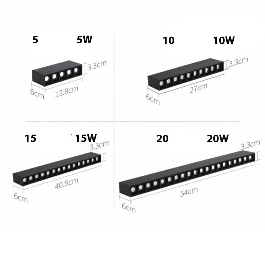 Plafonnier Solar LED Rectangulaire | Marco Lucetti