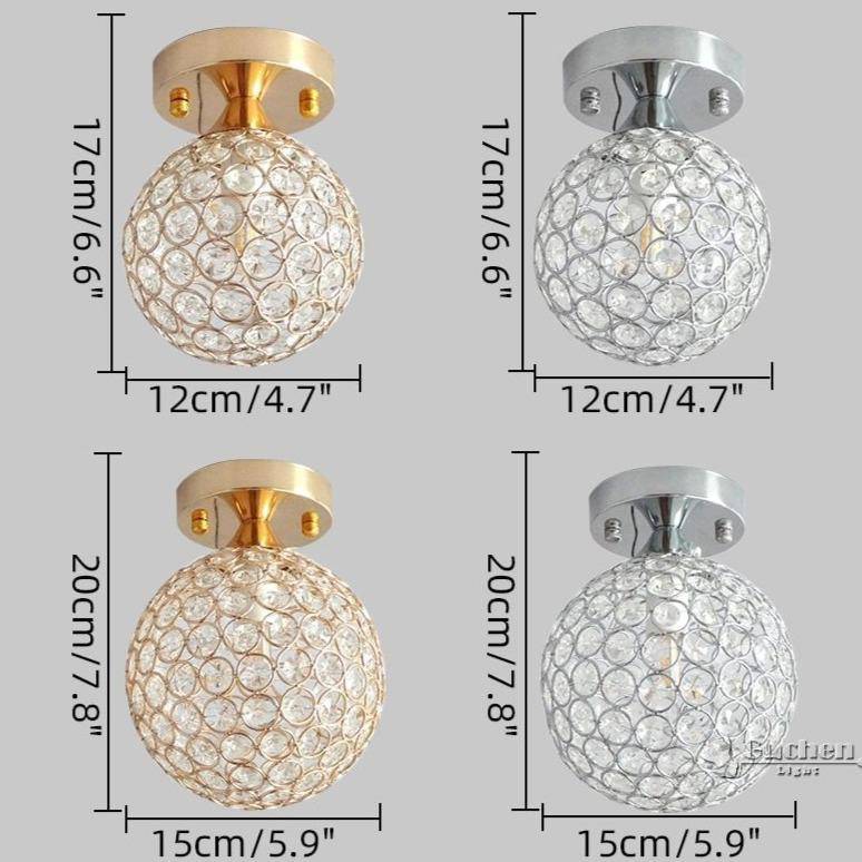 Plafonnier sphérique LED design en métal Palaos. | Marco Lucetti