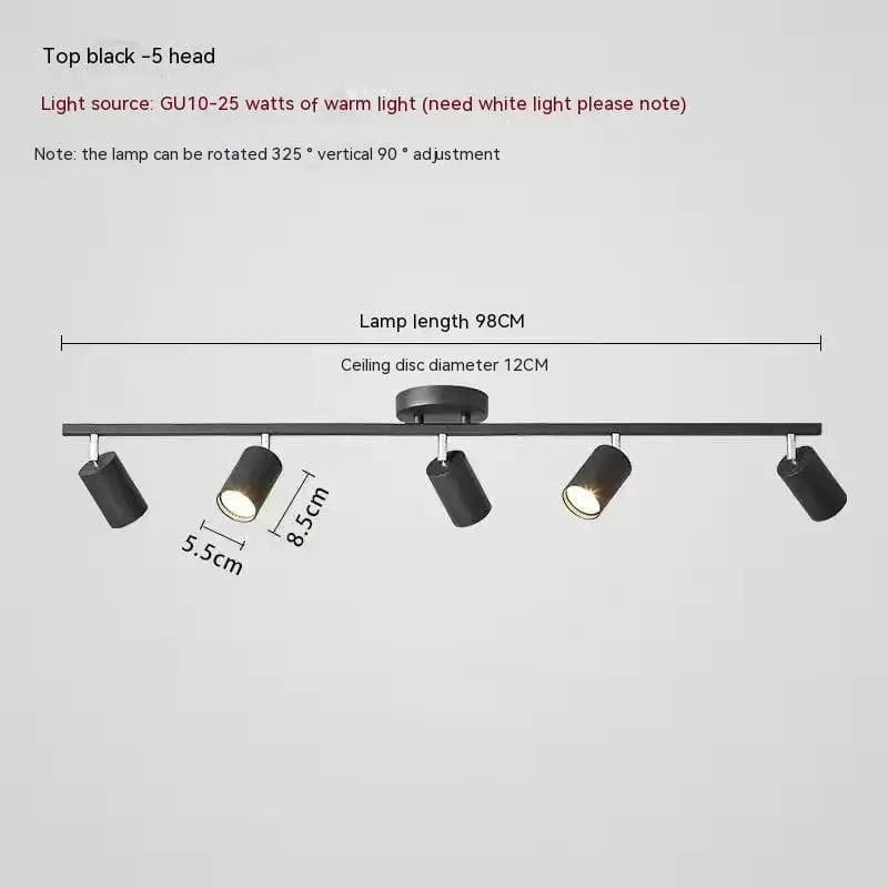 Plafonnier Spot Led | Marco Lucetti A 5 têtes