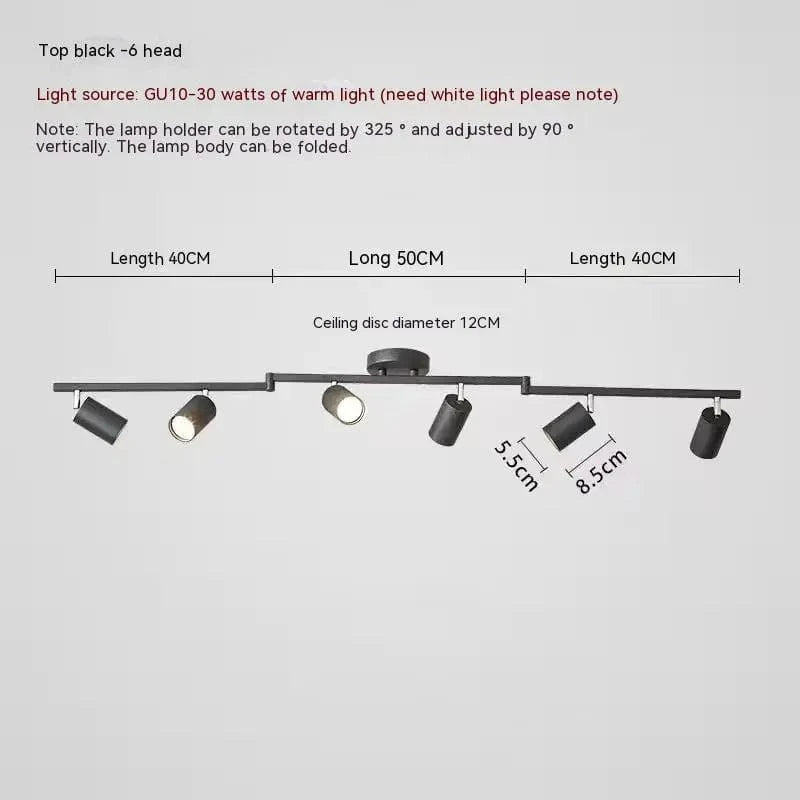 Plafonnier Spot Led | Marco Lucetti A 6 têtes