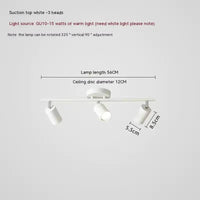 Plafonnier Spot Led | Marco Lucetti B 3 têtes