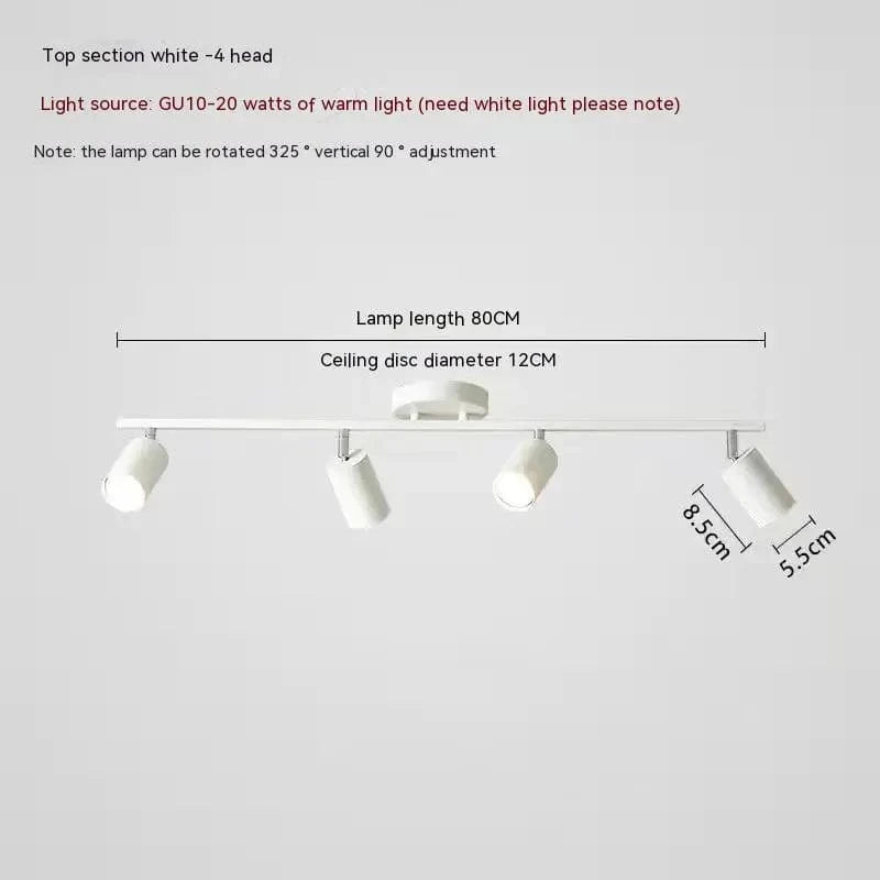 Plafonnier Spot Led | Marco Lucetti B 4 têtes