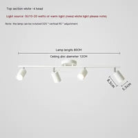 Plafonnier Spot Led | Marco Lucetti B 4 têtes