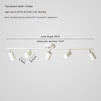 Plafonnier Spot Led | Marco Lucetti B 5 têtes