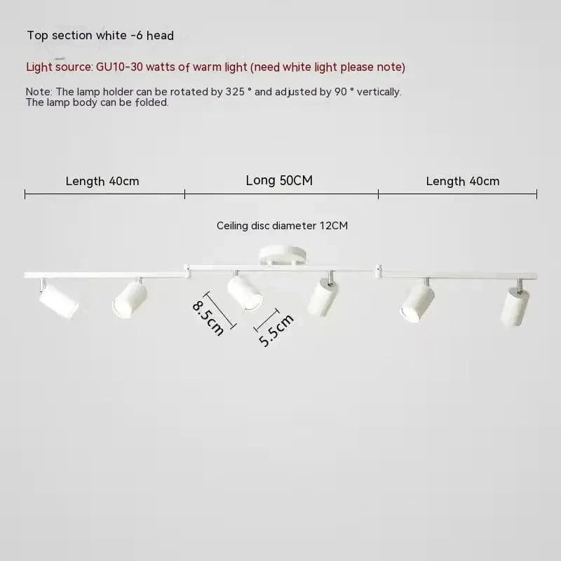 Plafonnier Spot Led | Marco Lucetti B 6 têtes