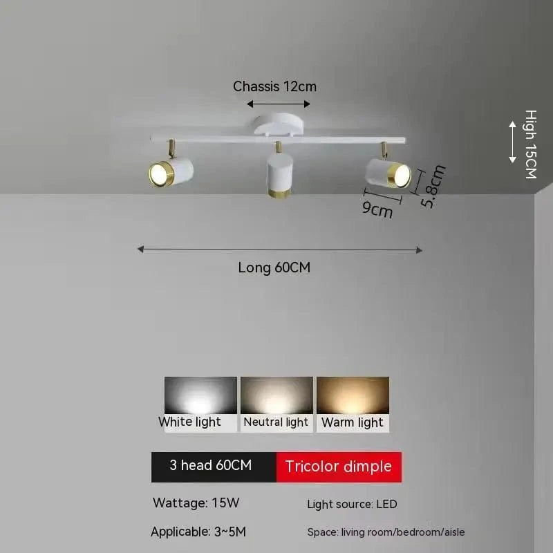 Plafonnier Spot Led | Marco Lucetti D 3 têtes