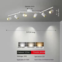 Plafonnier Spot Led | Marco Lucetti D 6 têtes