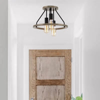 Plafonnier Style Américain Rural Rétro Industriel Ferme. | Marco Lucetti