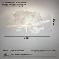 Plafonnier Suspension LED Design Créatif - Luminaire Décoratif | Marco Lucetti Plafonnier Blanc / Source de lumière 3 couleurs
