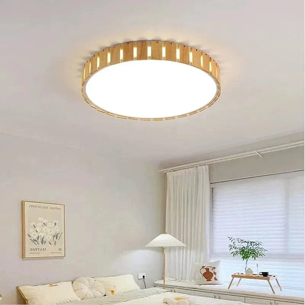 Plafonnier Tatami rond pour chambre principale : luminaires d'étude simples pour salon | Marco Lucetti