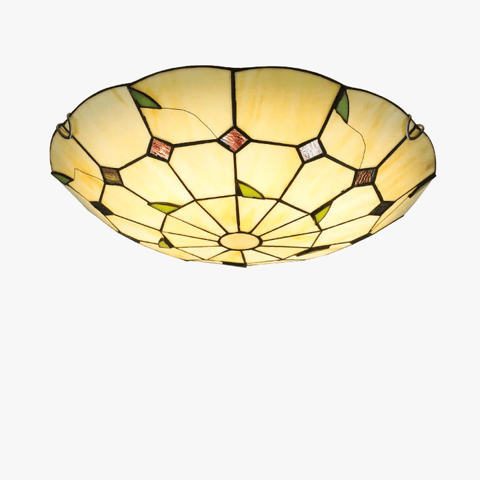 Plafonnier Tiffany Méditerranéen LED pour Chambre, Salon, Salle à Manger, Couloir et Balcon | Marco Lucetti