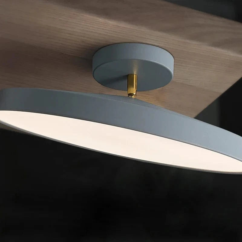 Plafonnier ultra-mince en alliage d'aluminium avec télécommande pour Café Grenier Deluxe | Marco Lucetti