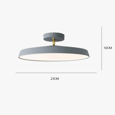 Plafonnier ultra-mince en alliage d'aluminium avec télécommande pour Café Grenier Deluxe | Marco Lucetti