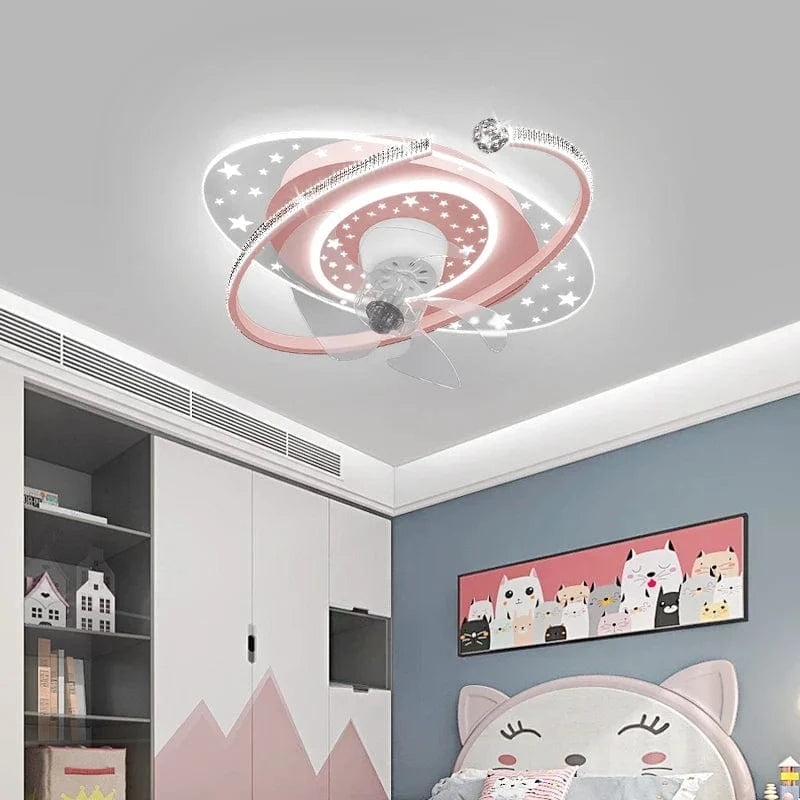 Plafonnier Ventilateur Brandé avec Tête Rotative 360° LED Silencieux | Marco Lucetti
