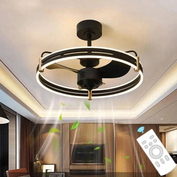 Plafonnier Ventilateur de Plafond Télécommandé LED 3 Couleurs 3000K / 4500K / 6000K - Moteur DC | Marco Lucetti