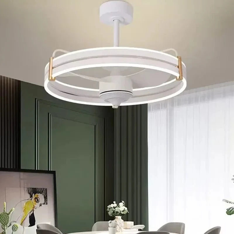 Plafonnier Ventilateur de Plafond Télécommandé LED 3 Couleurs 3000K / 4500K / 6000K - Moteur DC | Marco Lucetti